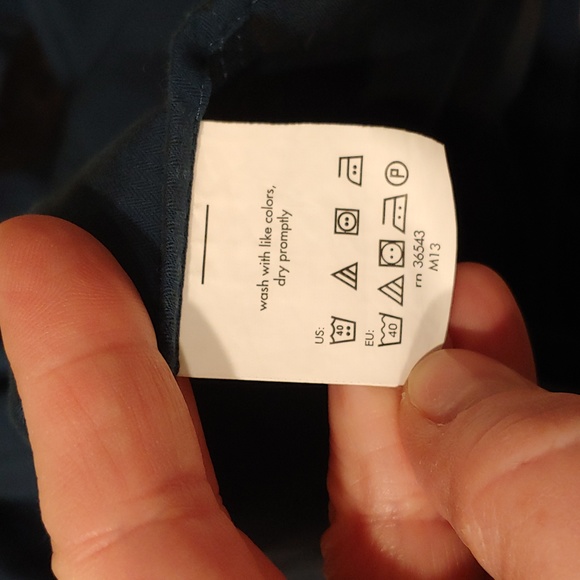 Calvin Klein Slim Fit Dress Shirt Neck Size 17 Size 36/37 - Picture 5 of 6